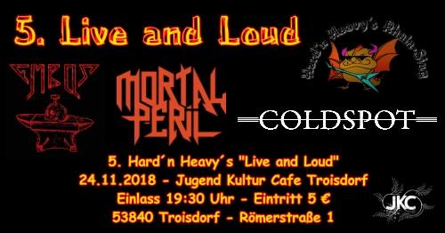 24.11. Gig in Troisdorf, JKC Römerstraße mit Ambos und Coldspot